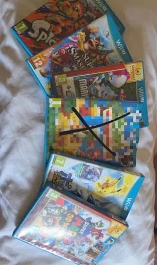 Pack 5 Juegos Wii U: Mario, Splatoon, Smash Bros,