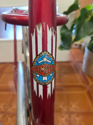 Bicicleta Clásica Gimson Roja