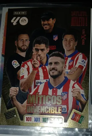 Cromo Panini Adrenalyn XL Míticos Invencible