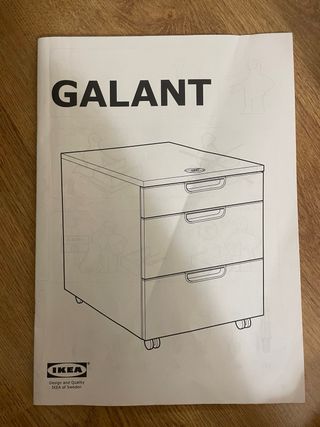 Cassettiera GALANT Ikea bianca