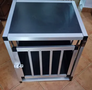 Transportín para perro aluminio