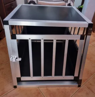 Transportín para perro aluminio