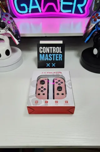 Joycons Nintendo Switch Rosa con Luces LED