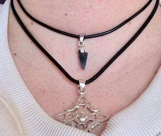 Colgante Turmalina Azul Plata Ley