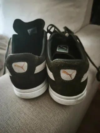 Zapatillas Puma Verde y Blanco