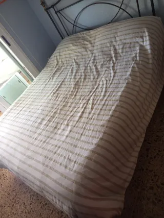Cama 150cm con tapiflex y colchón