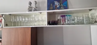 Mueble salón madera gran capacidad