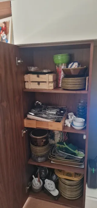 Mueble salón madera gran capacidad