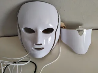 Máscara LED Facial Blanca