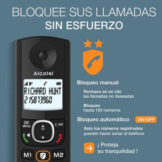 Alcatel F530 Voice Trío - Telefono cordless DECT