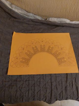 Patrones encaje bolillos pañuelos y abanicos