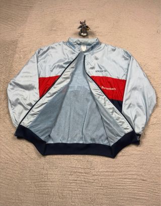 Cortavientos Adidas 90s Azul/Plateado