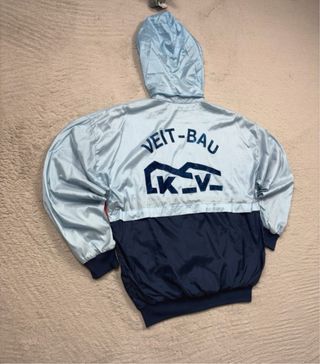 Cortavientos Adidas 90s Azul/Plateado