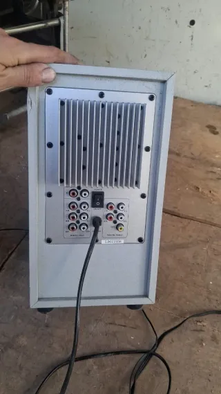 Sistema Home Cinema Beige/Gris