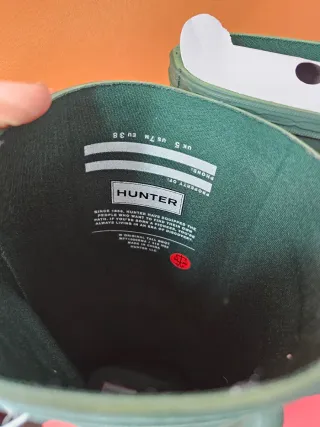 Botas de Agua Hunter Verdes 38