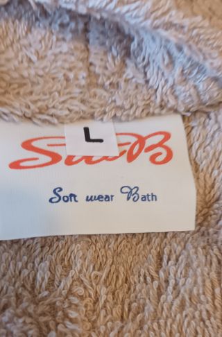 Set Accappatoio unisex + asciugamano cotone