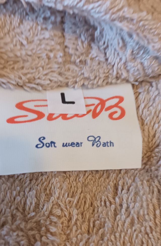 Set Accappatoio unisex + asciugamano cotone