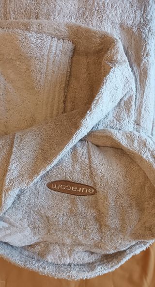 Set Accappatoio unisex + asciugamano cotone