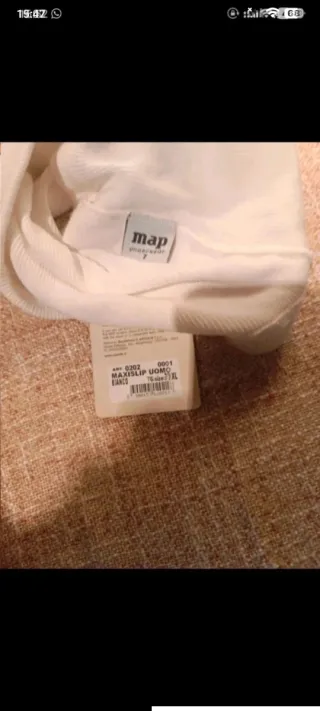 Slip uomo bianco vintage