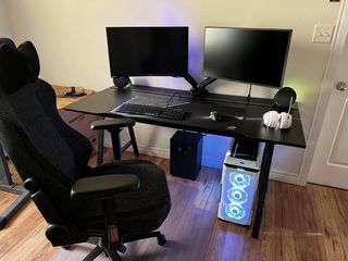 Scrivania Gaming Ikea UTESPELARE Nera