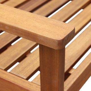 Panchina Giardino in Legno Acacia 2 Posti 135 cm