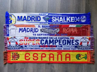 Bufandas Real Madrid y España