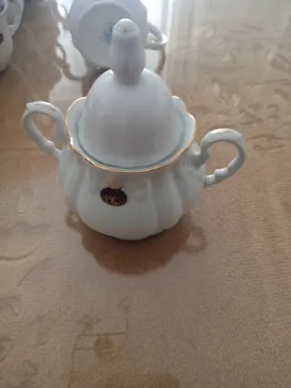 Juego de café de porcelana 12 servicios