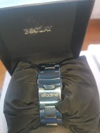 Reloj Beclay azul y plateado