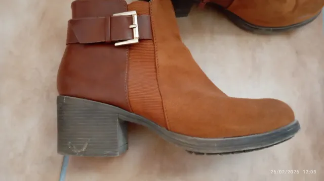 Botines mujer marrones