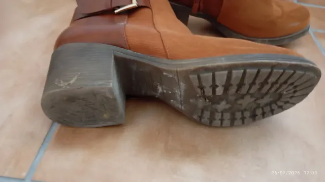 Botines mujer marrones