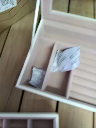 SONGMICS Caja Joyero con 4 Bandejas Apilables