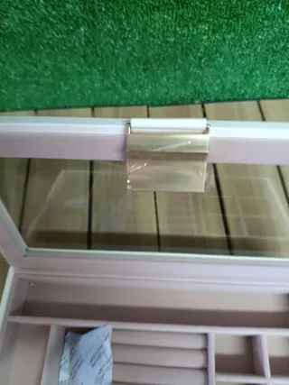 SONGMICS Caja Joyero con 4 Bandejas Apilables