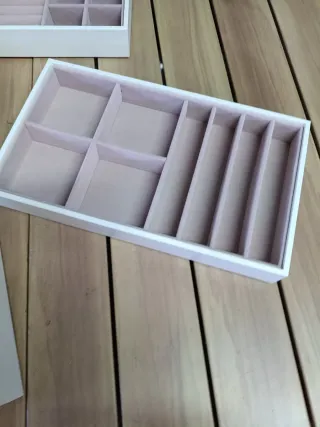 SONGMICS Caja Joyero con 4 Bandejas Apilables