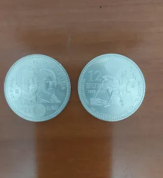 Monedas 12 Euros Plata (36€ por unidad)