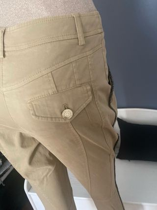 Pinko Pantalone Cachi Cotone Taglia XS