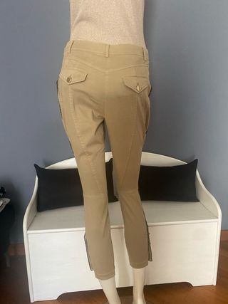 Pinko Pantalone Cachi Cotone Taglia XS