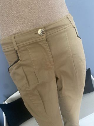 Pinko Pantalone Cachi Cotone Taglia XS