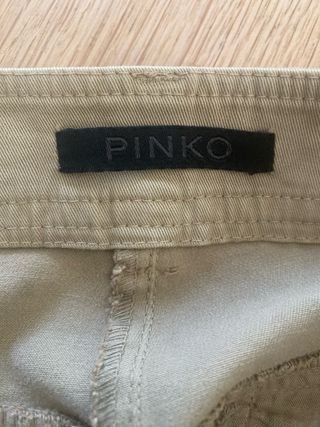 Pinko Pantalone Cachi Cotone Taglia XS