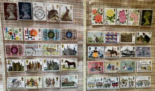 Sellos de Inglaterra usados