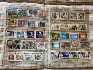 Sellos de Inglaterra usados