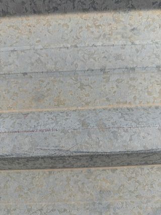 Chapa metálica ondulada