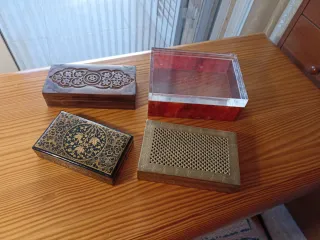 Colección 4 Cajas Decorativas