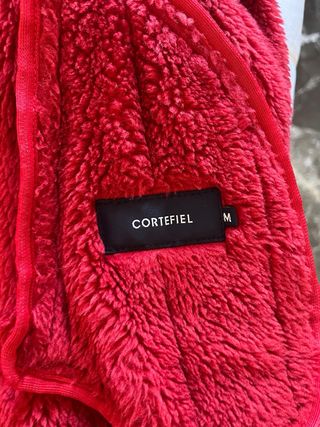 Cortefiel Chaquetón Rojo Impermeable