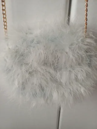 Bolso fiesta Sfera blanco cadena