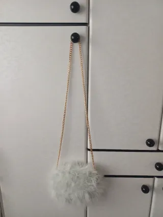 Bolso fiesta Sfera blanco cadena
