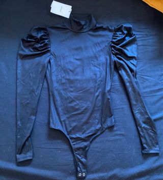 Body Bershka manga larga fruncido S