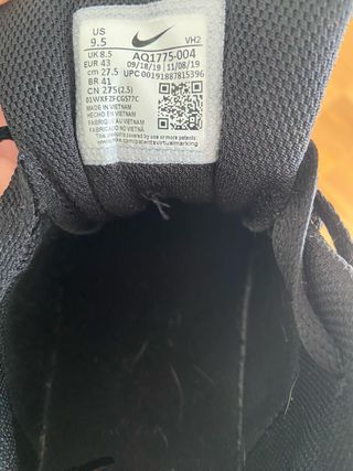 Nike Court Vision Low Negro y Rojo