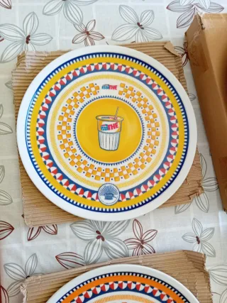 Set 4 Piatti Pizza Estathé Ceramica