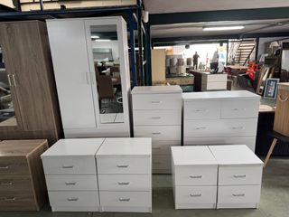 Conjunto Muebles Dormitorio Blanco