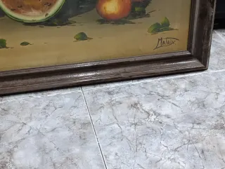 Oleo del artista Mataix